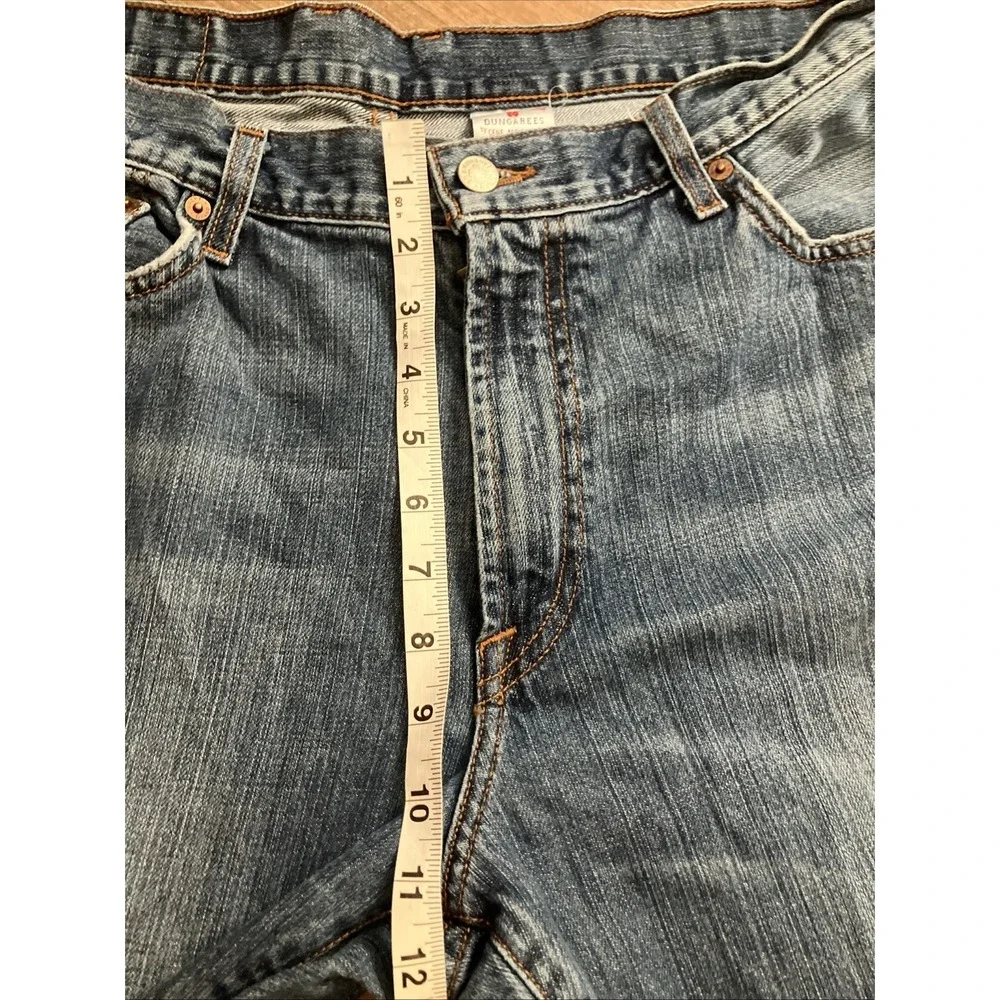 Lucky Brand Dungarees Mens Classic Fit Regular Jeans 36/29 Blue Raw Gem Cut Read